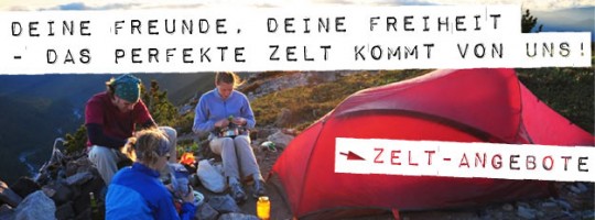 Deine Freunde, deine Freizeit - Reduzierte Zelte von den Bergfreunden