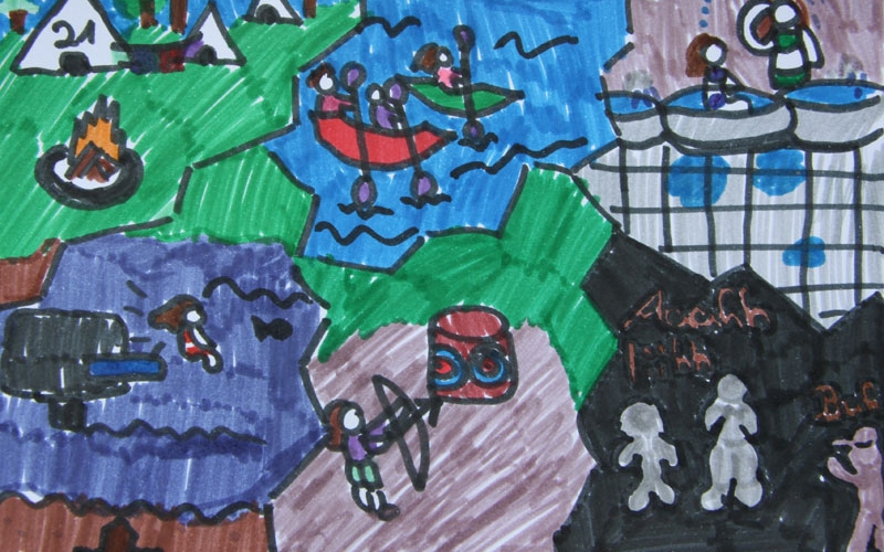 Kinderfreizeit der STJ am neuen Platz in Losheim-Britten