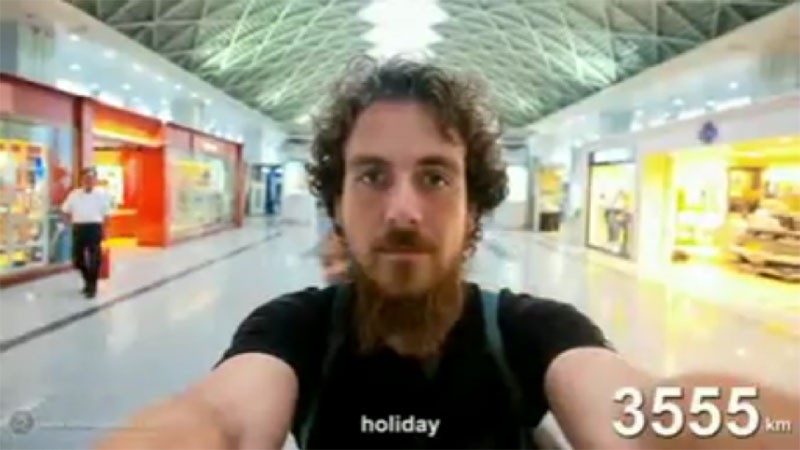 Aus der Reihe „Guy walks ….“ – Stop-Motion-Videos